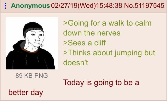 Anon has a good day