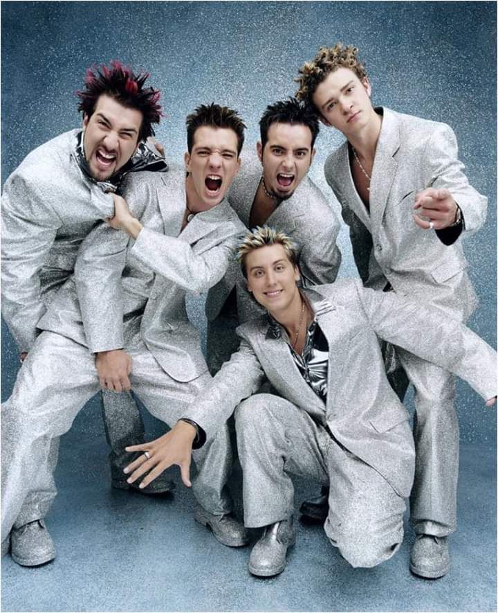 Old publicity photos of nsync always make them look like Guy Fieri's five sons
