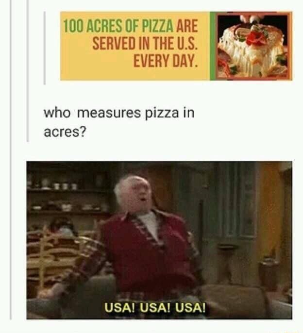 Acres of pizza