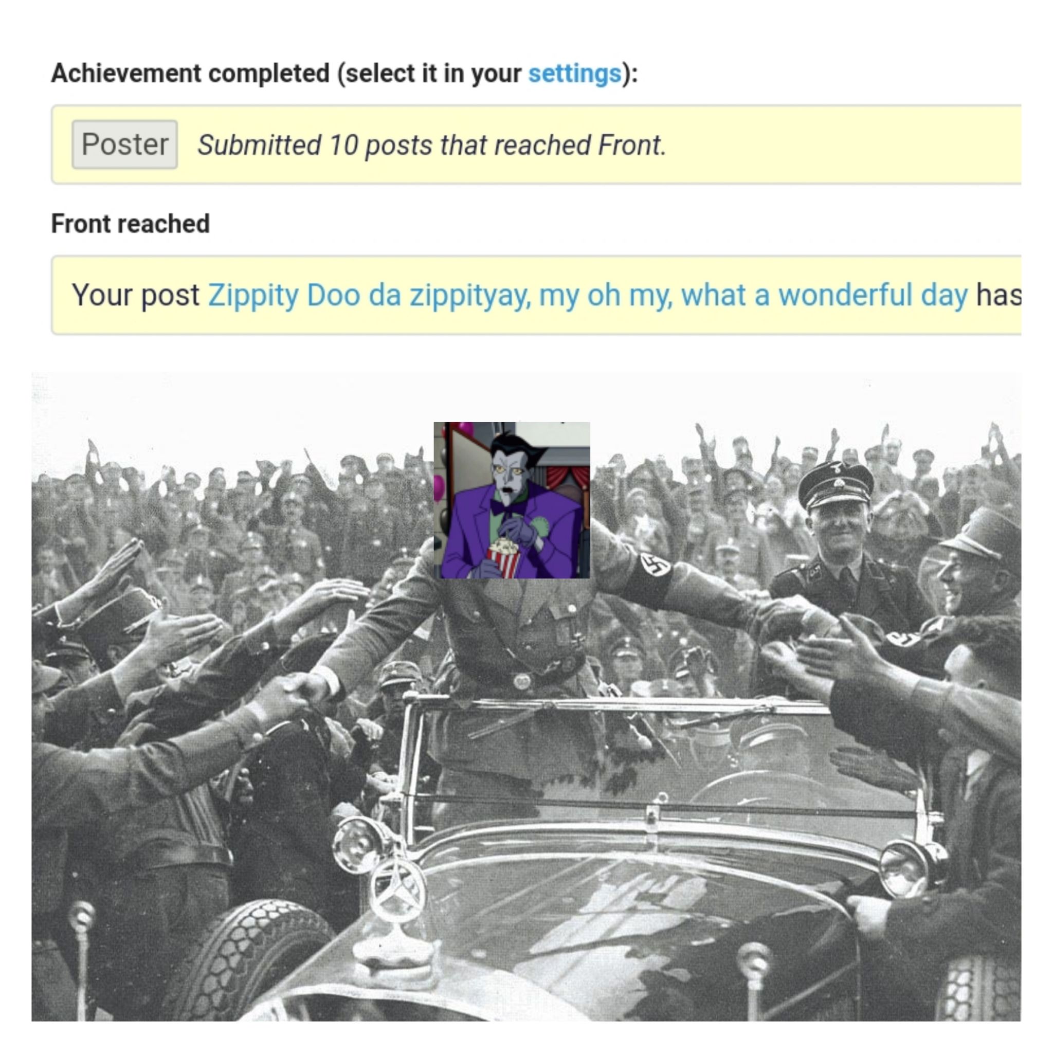 After 389 posts, it's finally happened Q.Q I wish to thank the community for this wonderful badge