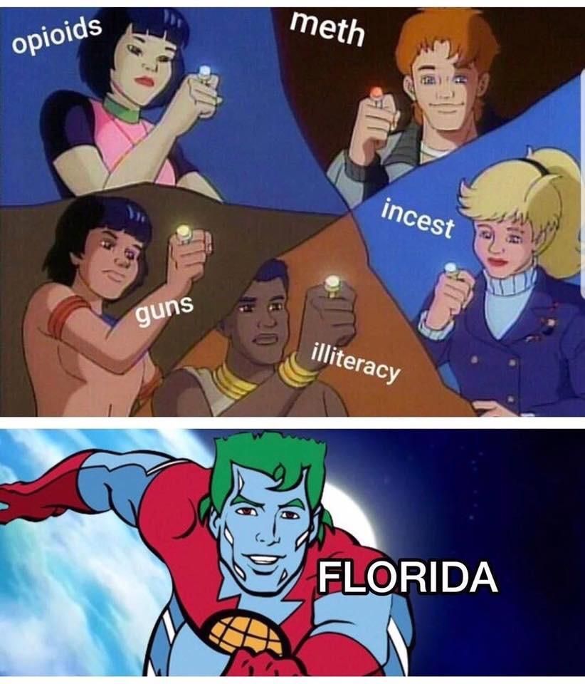 By your powers combined... I AM CAPTAIN FLORIDA MAN!
