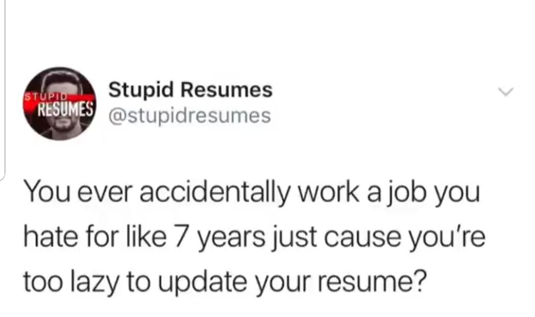 It's gotta be easier than figuring out those resume templates.