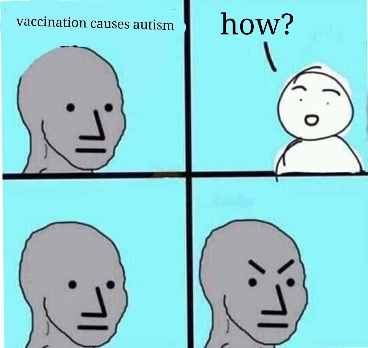 Theory: Autism causes vaccines.