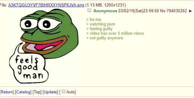 Anon watches porn