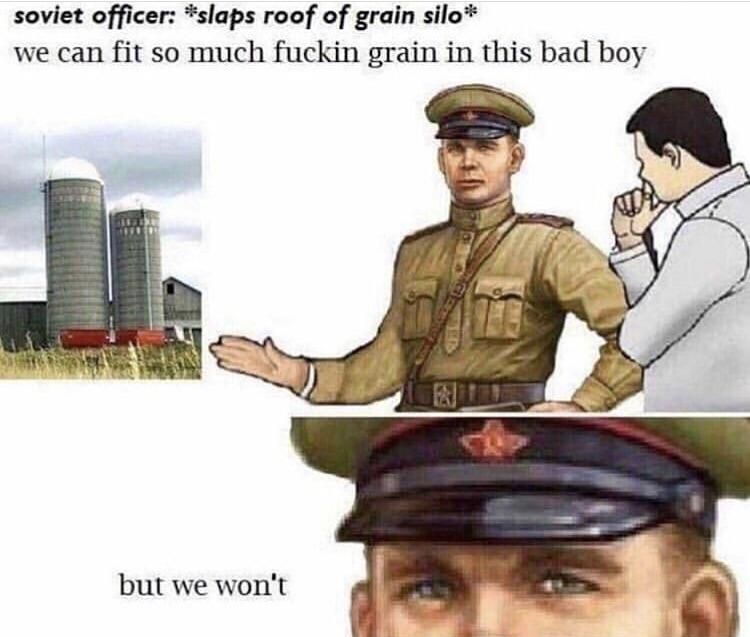 They'll just steal it from unarmed Ukrainian farmers