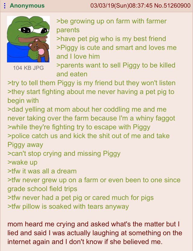 Anon and his pig