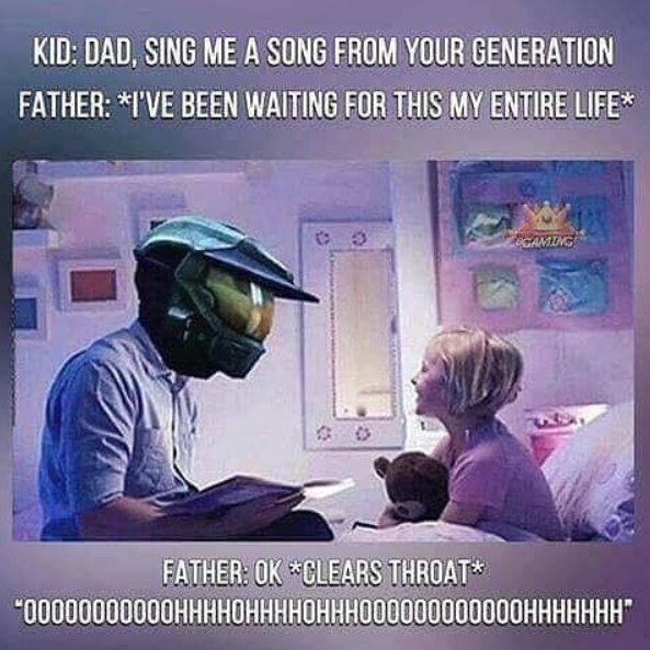 Master Chief would make a great dad