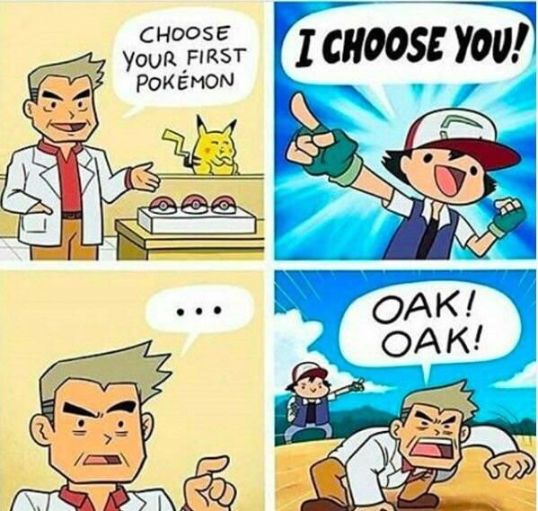 Sometimes the best Pokémon is your professor