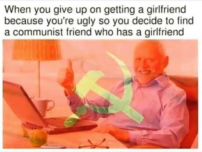 It's our girlfriend, comrade. Monogamy is a bourgeois concept
