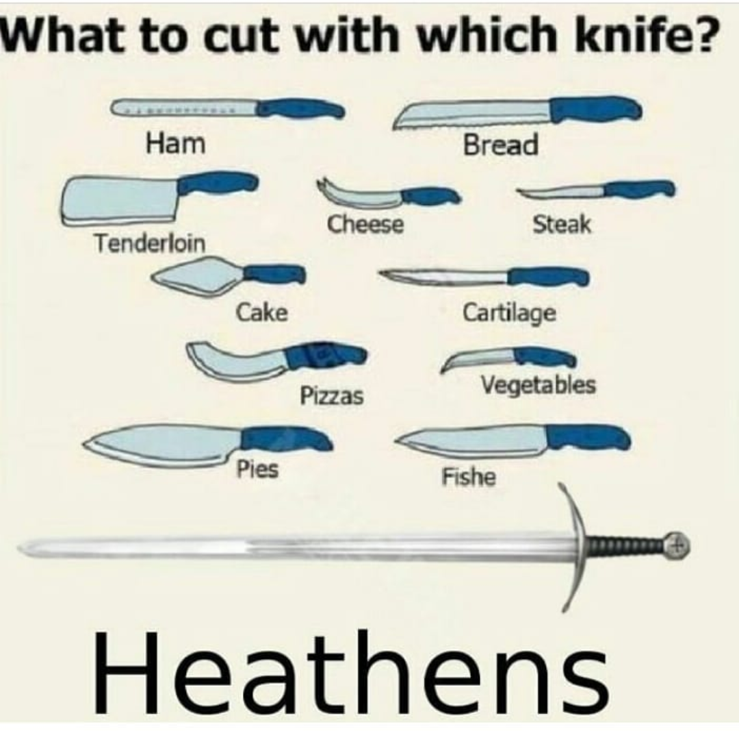What to cut with what knife