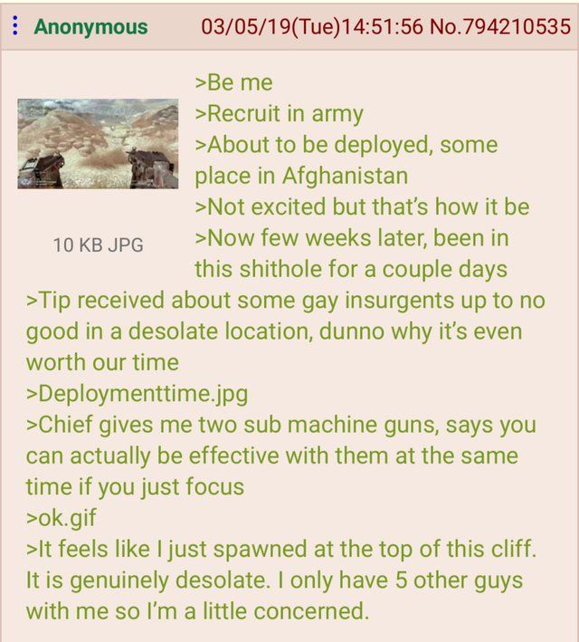 Anon in the army
