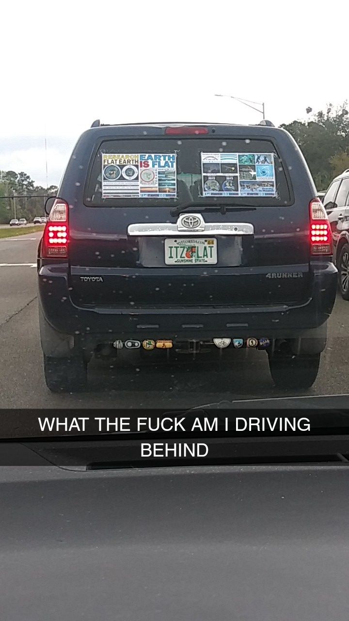 What the hell am I driving behind?