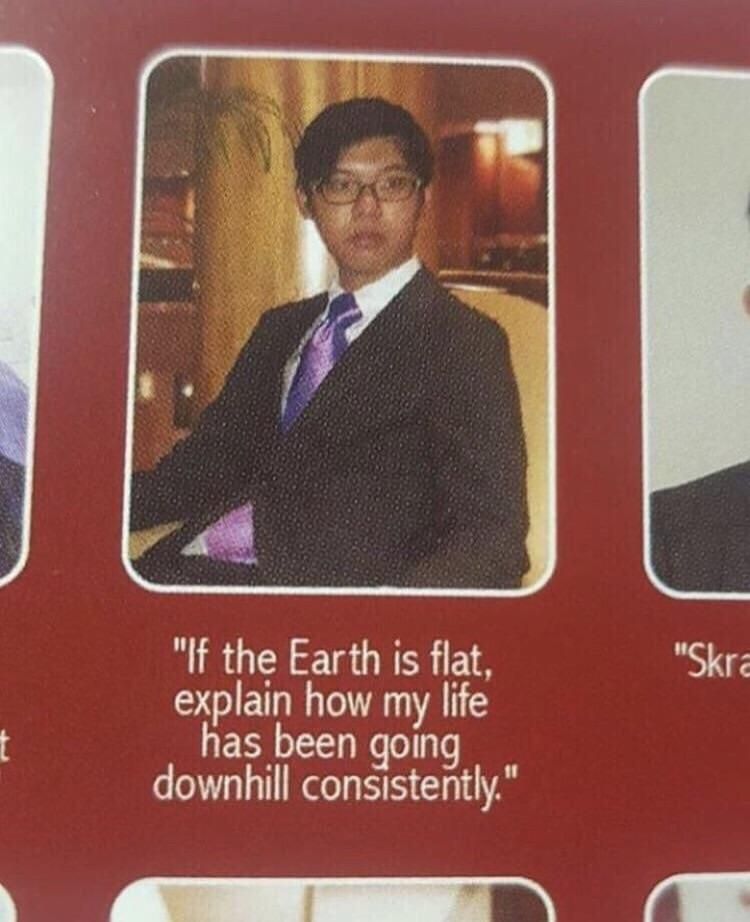 The earth isn’t flat