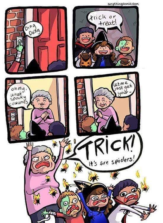 Grandma has chosen trick!