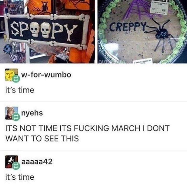 it's time