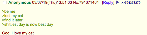 Anon's day is saved