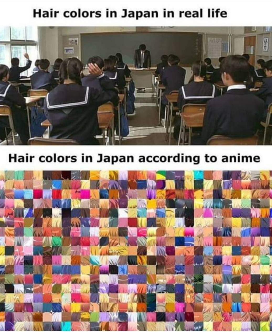 Real Japan vs Anime.