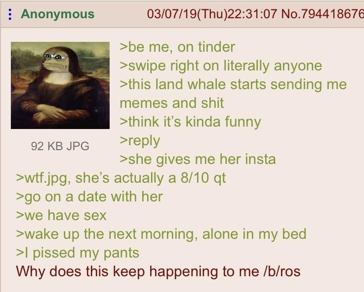 Anon on tinder