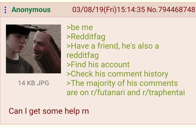 Anon and his friend
