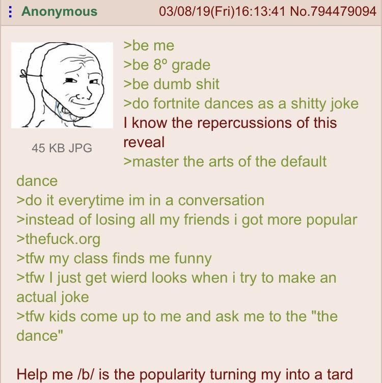 Anon can dance