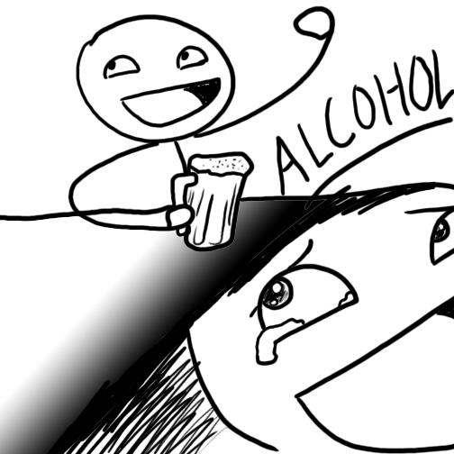Oh, alcohol.