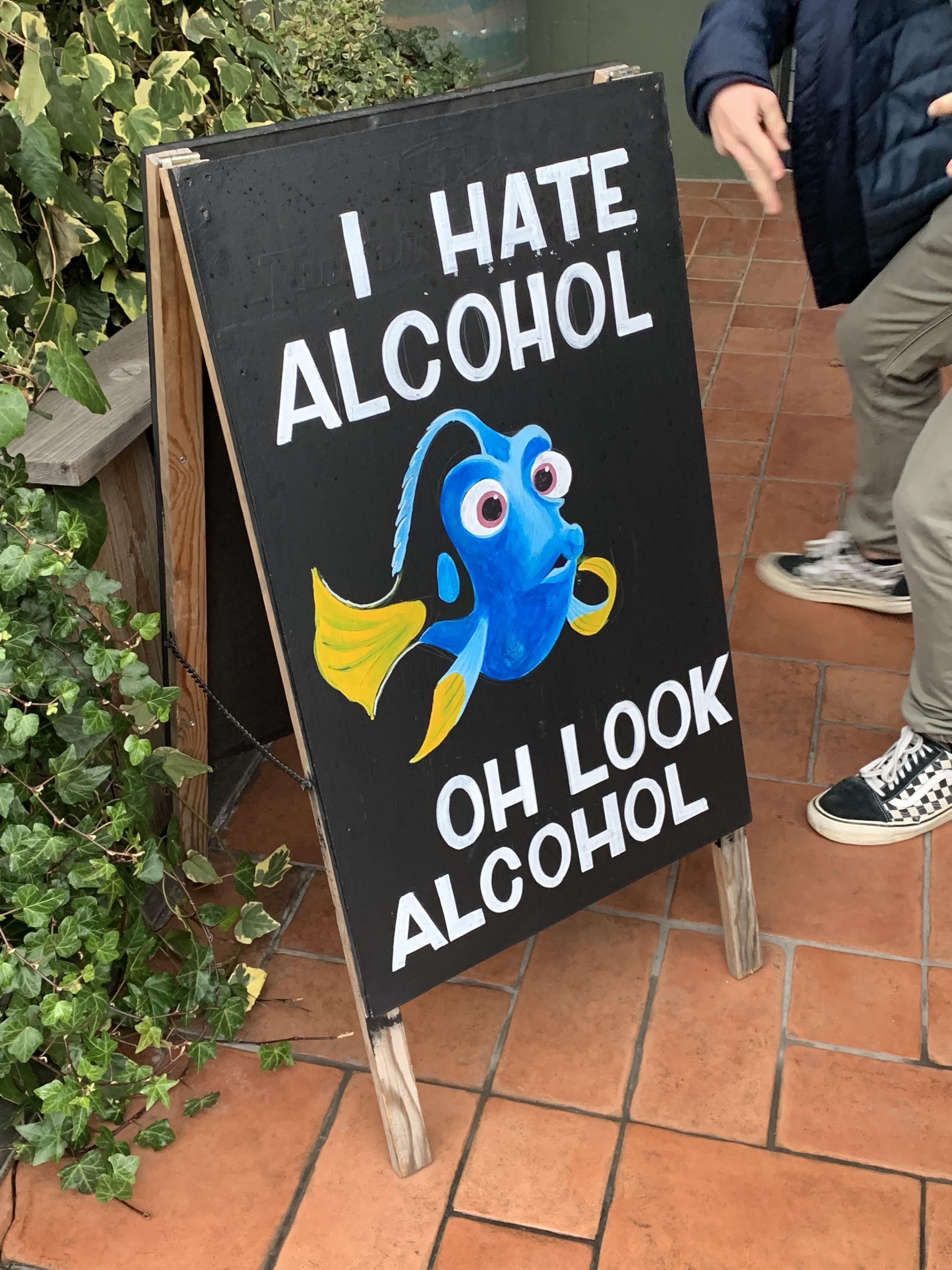 Oh look, alcohol