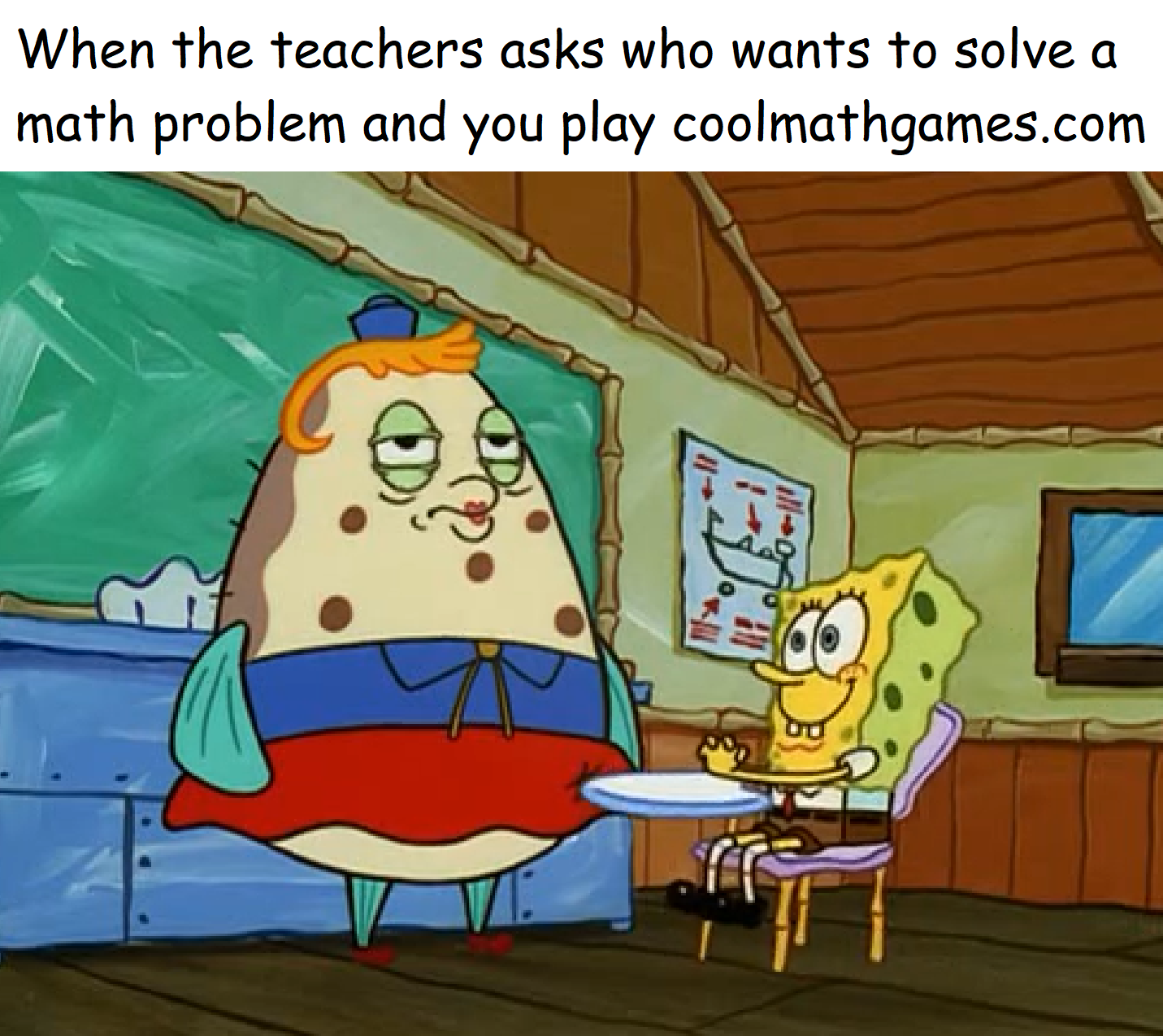 excited student