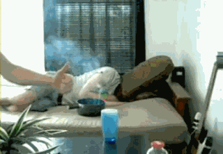Fireworks prank