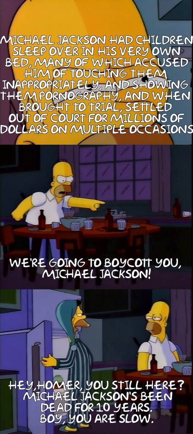 simpsons has just know removed the michael jackson episode