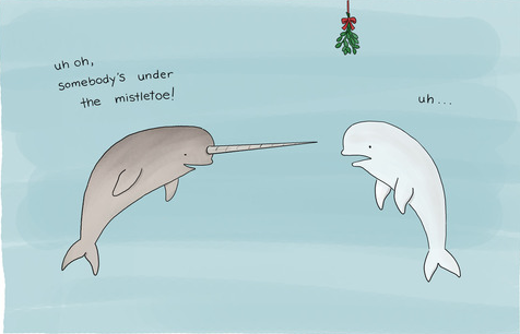 Under the mistletoe