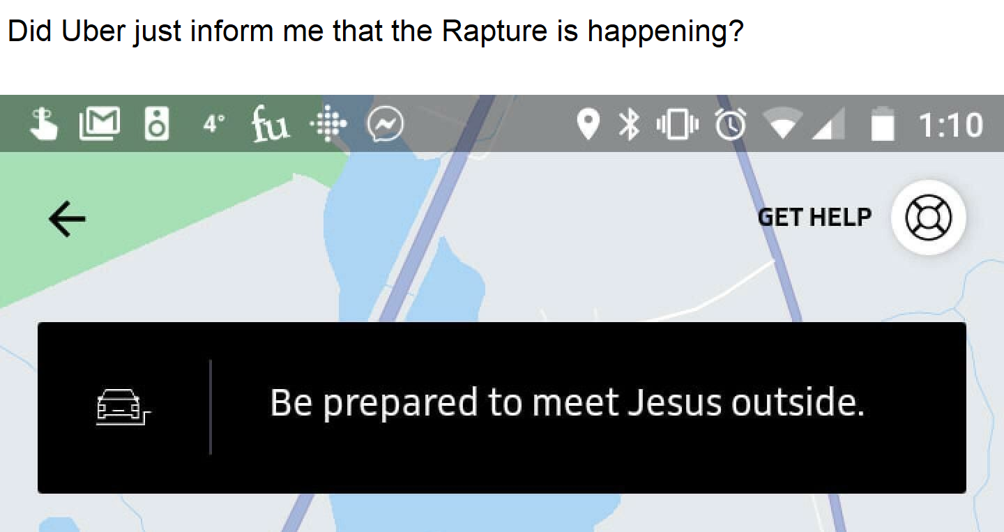 The Rapture is upon us