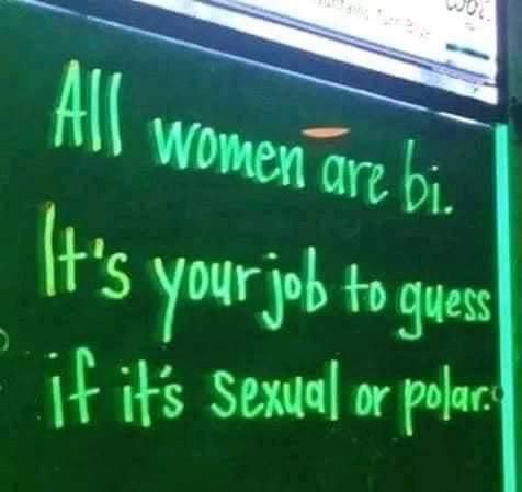 Women are bi...