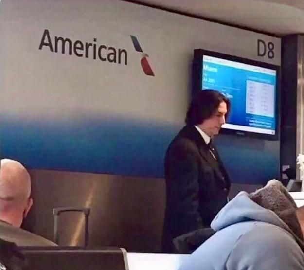 #HarryPotterAndThe Boarding of Flight 394.