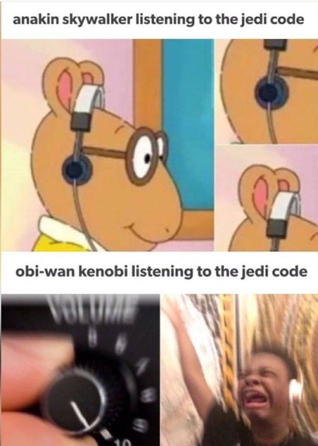Only a sith listens absolutly