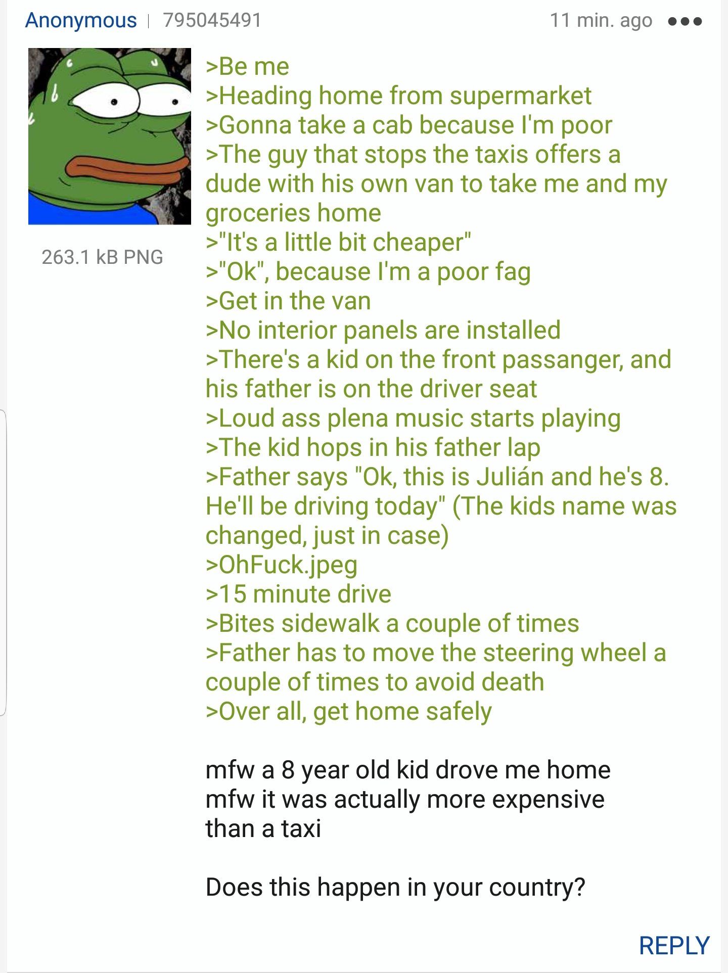 Anon needs a ride