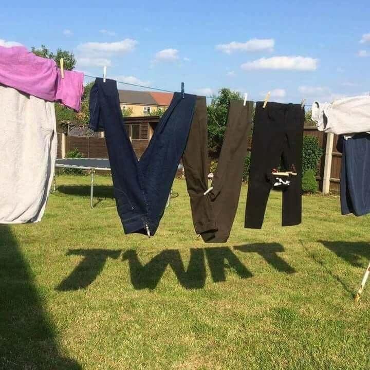 Hung the washing out Boss!