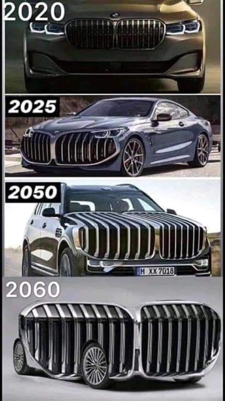 The evolution of the BMW.