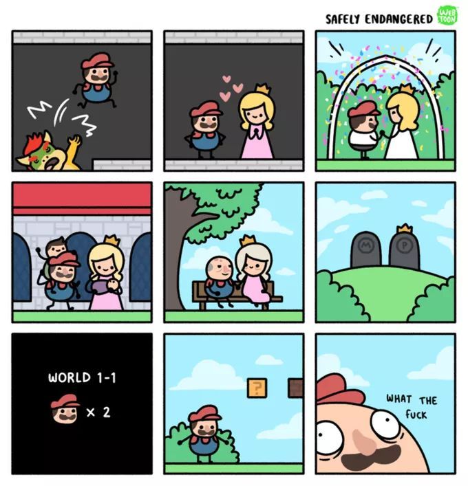 Super Mario's Groundhog Life.