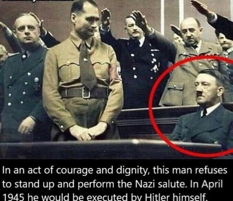 What a brave man!
