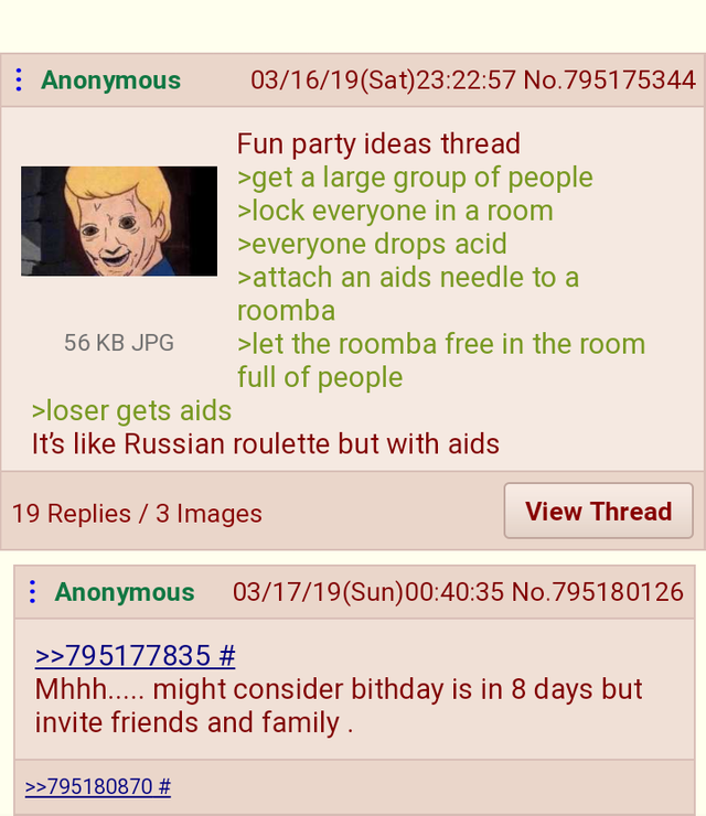 Anon's fun party idea