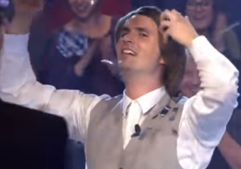 mfw i actually win who wants to be a millionaire, but my hair is in dire need of readjusting