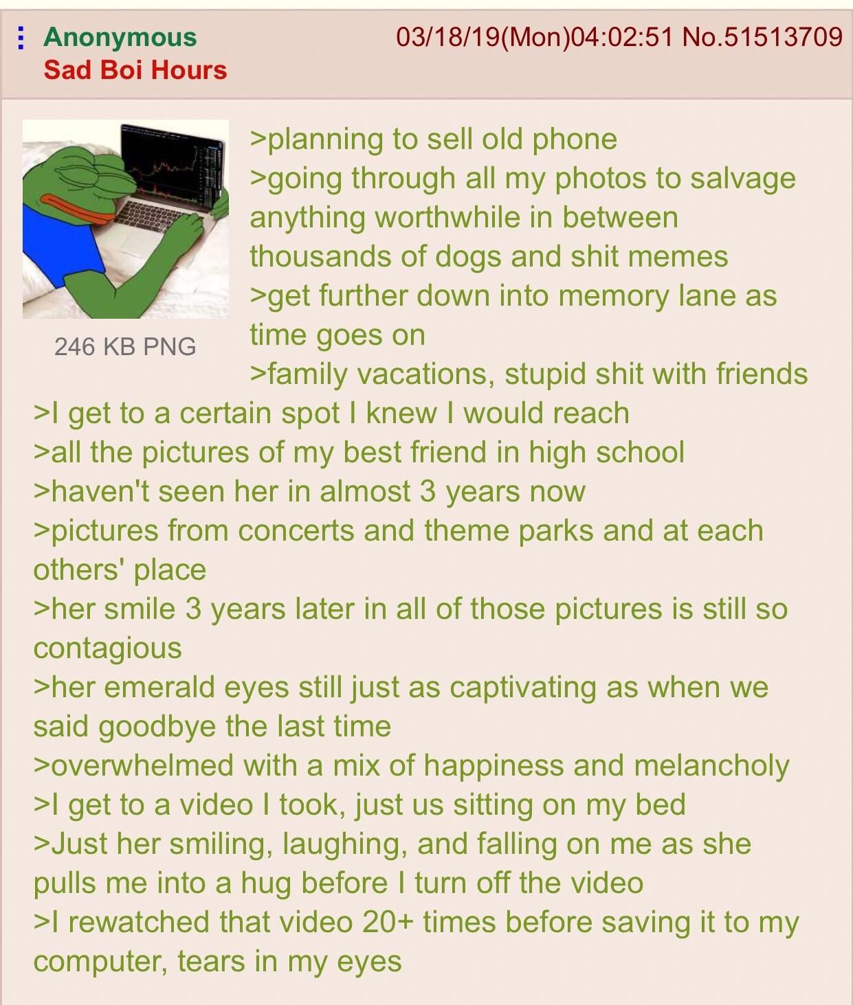 Anon and his memories
