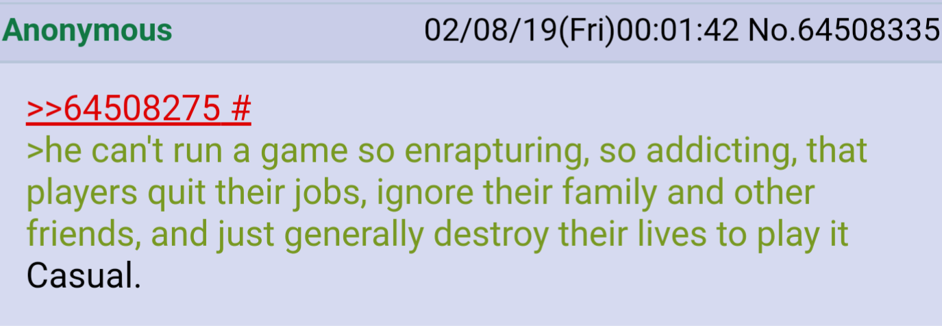 Anon is a bad DM