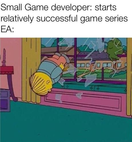 EA: Smells like money in here