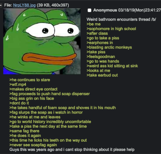 Anon in the bathroom