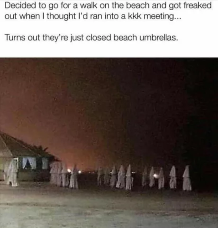 creepy umbrellas