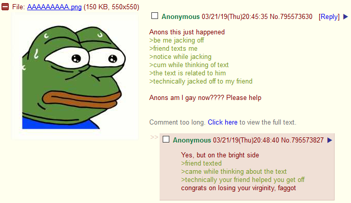 Anon gets a text