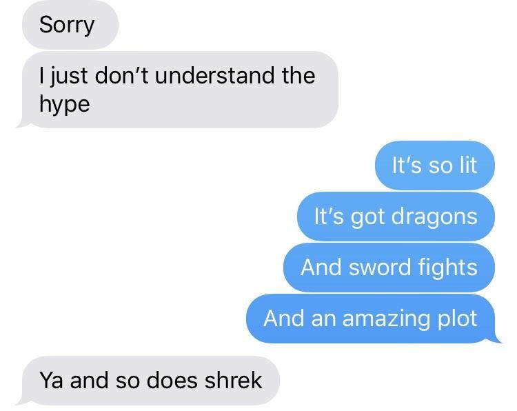 My attempt to get a friend to watch Game of Thrones didn’t go as planned