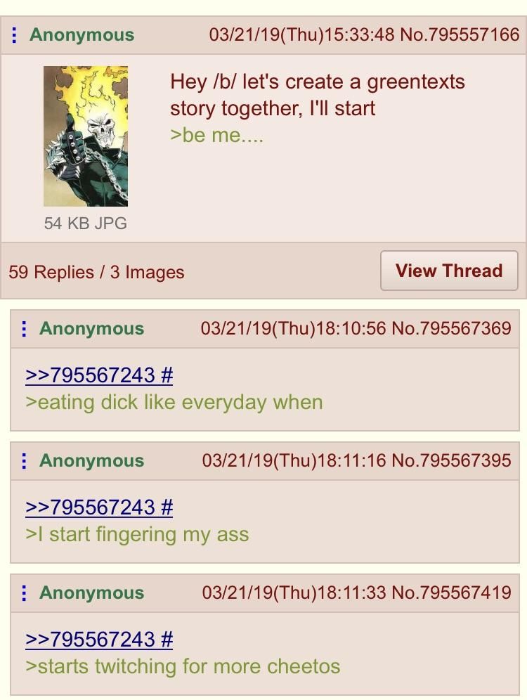 Anon writes a story