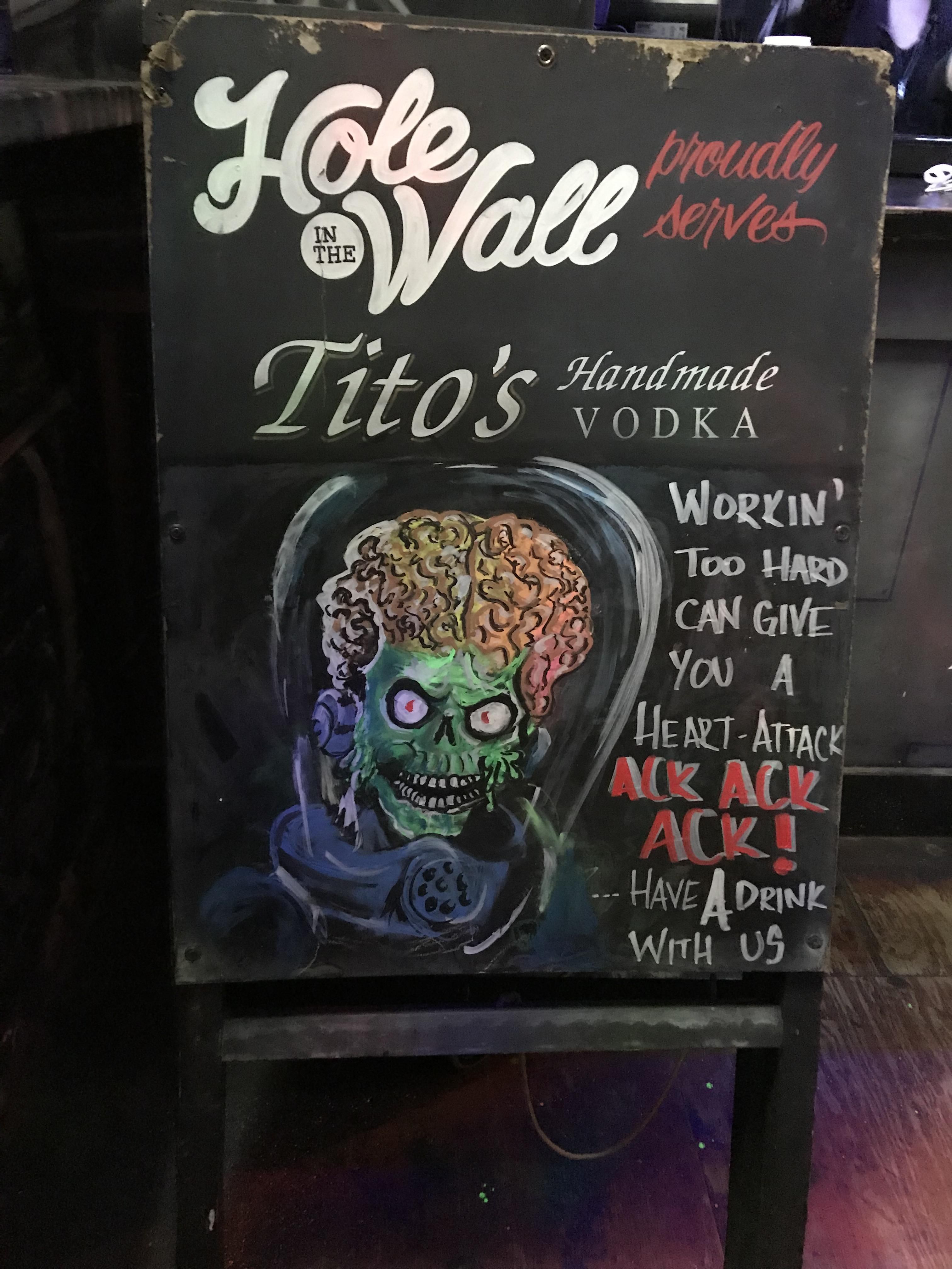 I make chalk signs for work, here’s my latest